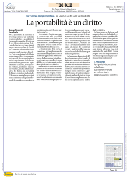 La portabilit&agrave; &egrave; un diritto