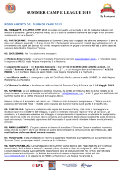 Regolamento - Lessisport.com