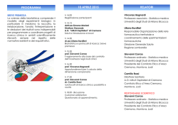 programma - “Istituti Ospitalieri” di Cremona