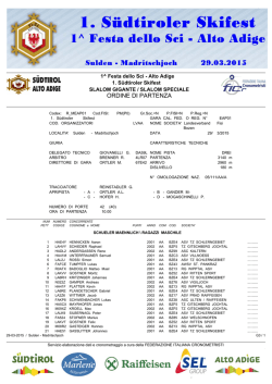 Ordine di partenza