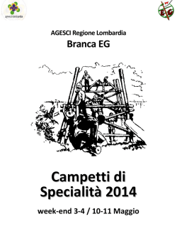 Elenco dei campetti di specialit&agrave;