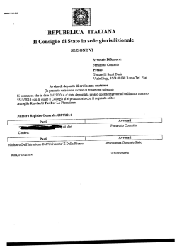 diploma magistrale ordinanza Consiglio di Stato