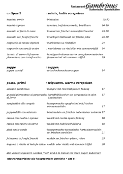 teigwaren, warme vorspeisen