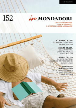 inMondadori Magazine Scarica il PDF con notizie, approfondimento