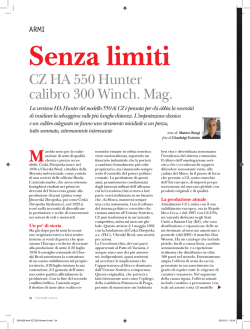 CZ HA 550 Hunter calibro 300 Winch. Mag.