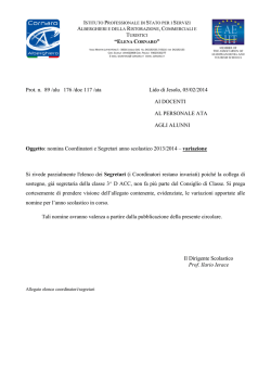 89-176-117 coordinatori segretari variazione