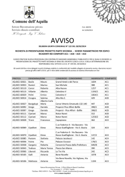 Richiesta di presentazione del progetto parte seconda