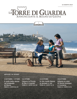 Il ruolo delle donne nel proposito di Geova Usiamo la Parola di Dio