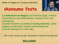 Scarica qui Fabrizio Zago - La detersione ecologica