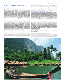 Costa Ovest e Andamane