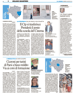 Ctp via Oglio - Salviamo viale Puglie