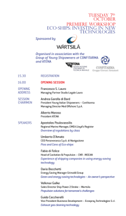 Program - Studio Legale Lauro