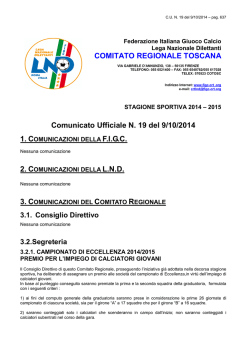 ai valdarnesi è stata inflitta