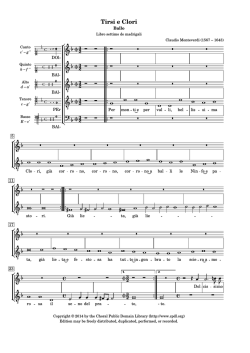 Tirsi e Clori - Choral Public Domain Library