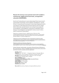 Sistemi di sicurezza meccatronici innovativi