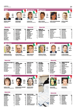 Elezioni amministrative &ndash; Il voto da Dongo a Garzeno