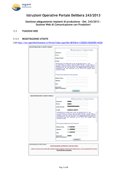 Istruzioni portale 243-13 rev.1