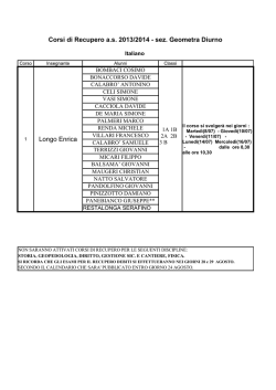corsi recupero ITG - Istituto Superiore "G. Minutoli"