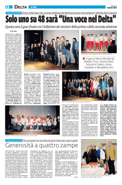 Una voce nel Delta
