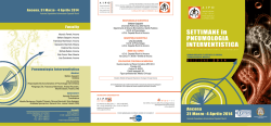 SETTIMANE in PNEUMOLOGIA INTERVENTISTICA