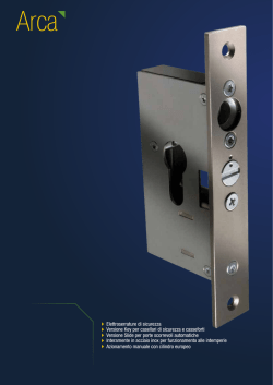 Elettroserrature di sicurezza Versione Key per casellari di sicurezza