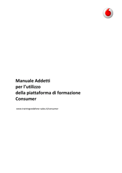 clicca qui - Training Vodafone Sales