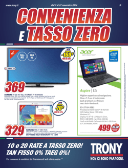 tasso 0! - Rigamonti Dalmine