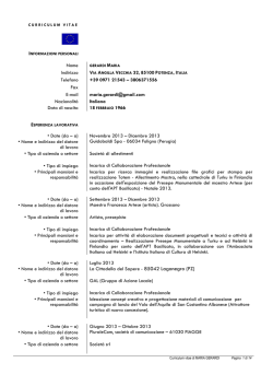 CV Gerardi Maria - Gazzetta Amministrativa