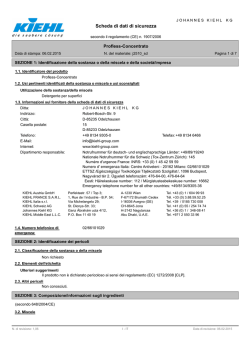 Scheda di dati di sicurezza