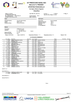 pinocchio 2015 - classifica ragazzi allievi