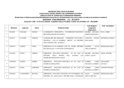 Scienze della formazione primaria - esami finali di specializzazione