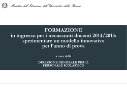 sintesi piano formazione docenti neoassunti 2014-15