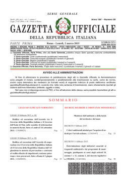 PDF - Gazzetta Ufficiale