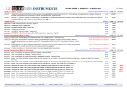 LISTINO PREZZI AL PUBBLICO - 12 MARZO 2015 10
