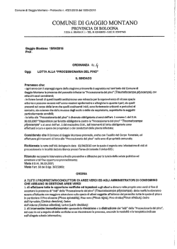 Untitled - Il Comune di Gaggio Montano