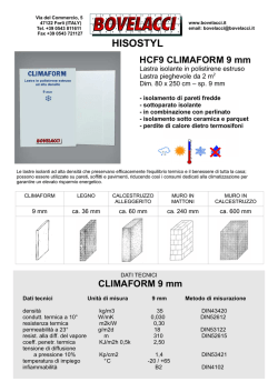 Depliant Climaform 9 mm