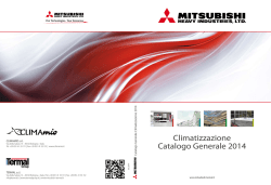 Scarica il catalogo - Mitsubishi Termal