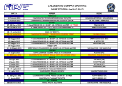 Programma - Firenze 2015