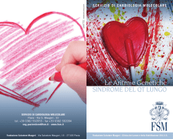 Brochure QT lungo (, 5 MB) - Fondazione Salvatore Maugeri
