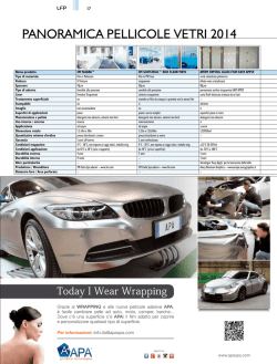 PANORAMICA PELLICOLE VETRI 2014