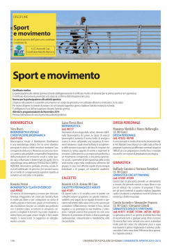 Sport e movimento