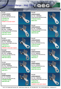 www.aecsrl.it AEC Product Range – Mag. 2014