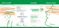 II°CONGRESSO NAZIONALE - Società Italiana di Vestibologia