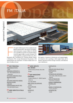 FM ITALIA - Logistica Management