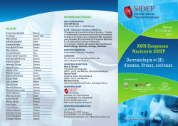 Programma Preliminare