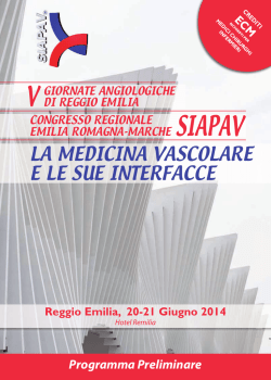 LA MEDICINA VASCOLARE E LE SUE INTERFACCE