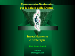 Scarica la Presentazione del Dott. Crucitti