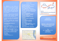 Programma - Associazione Europea Disgrafie