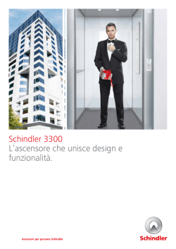 Brochure Schindler 3300