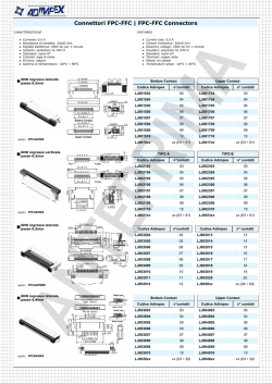 Connettori FPC-FFC | FPC-FFC Connectors